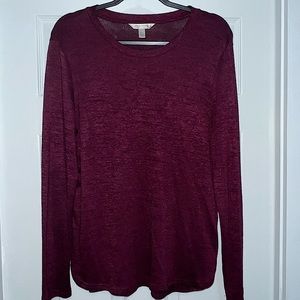 Banana Republic plum luxespun top